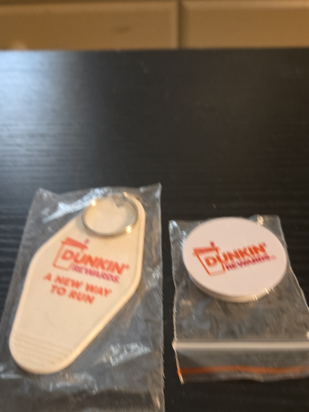 Branded White Keychain and PopSocket Set - White